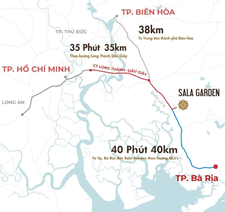 Bản đồ Sala Garden